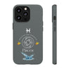 Pisces Cell Phone Cases - Tough - Gray