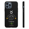 Taurus Cell Phone Cases - Tough - Black