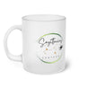 Sagittarius Frosted Glass Mug