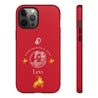 Leo Cell Phone Cases - Tough - Red