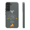 Aries Cell Phone Cases - Tough - Gray