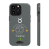 Taurus Cell Phone Cases - Tough - Gray