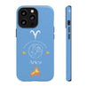 Aries Cell Phone Cases - Tough - Blue