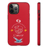 Cancer Cell Phone Cases - Tough - Red