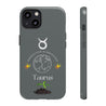 Taurus Cell Phone Cases - Tough - Gray