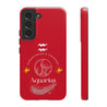 Aquarius Cell Phone Cases - Tough - Red