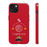 Capricorn Cell Phone Cases - Tough - Red