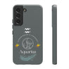 Aquarius Cell Phone Cases - Tough - Gray