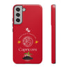 Capricorn Cell Phone Cases - Tough - Red