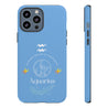 Aquarius Cell Phone Cases - Tough - Blue