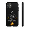 Sagittarius Cell Phone Cases - Tough - Black