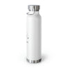 Sagittarius Copper Vacuum Insulated Bottle, 22oz - White