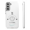 Gemini Cell Phone Cases - Tough - White