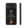 Aries Cell Phone Cases - Tough - Black