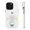 Pisces Cell Phone Cases - Tough - White