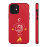Leo Cell Phone Cases - Tough - Red