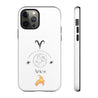 Aries Cell Phone Cases - Tough - White
