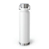 Capricorn Copper Vacuum Insulated Bottle, 22oz - White