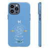 Pisces Cell Phone Cases - Tough - Blue