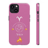 Aries Cell Phone Cases - Tough - Pink