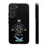 Pisces Cell Phone Cases - Tough - Black
