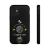 Capricorn Cell Phone Cases - Tough - Black