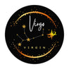 Virgo Mouse Pad - Round & Black