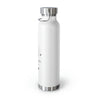 Capricorn Copper Vacuum Insulated Bottle, 22oz - White