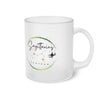 Sagittarius Frosted Glass Mug