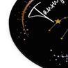 Taurus Mouse Pad - Round & Black