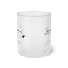 Aquarius Frosted Glass Mug