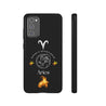 Aries Cell Phone Cases - Tough - Black
