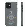 Gemini Cell Phone Cases - Tough - Gray