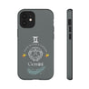 Gemini Cell Phone Cases - Tough - Gray