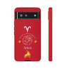 Aries Cell Phone Cases - Tough - Red