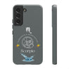 Scorpio Cell Phone Cases - Tough - Gray