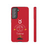 Taurus Cell Phone Cases - Tough - Red