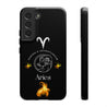 Aries Cell Phone Cases - Tough - Black