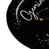 Gemini Mouse Pad - Round & Black