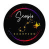 Scorpio Mouse Pad - Round & Black