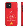 Sagittarius Cell Phone Cases - Tough - Red