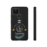 Aquarius Cell Phone Cases - Tough - Black