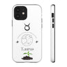 Taurus Cell Phone Cases - Tough - White
