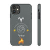 Aries Cell Phone Cases - Tough - Gray