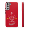 Gemini Cell Phone Cases - Tough - Red