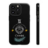 Gemini Cell Phone Cases - Tough - Black