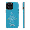 Pisces Cell Phone Cases - Tough - Aqua