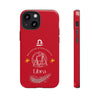 Libra Cell Phone Cases - Tough - Red
