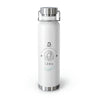 Libra Copper Vacuum Insulated Bottle, 22oz - White