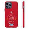 Scorpio Cell Phone Cases - Tough - Red